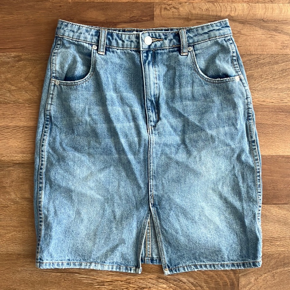 Rolla’s High Waisted Denim Skirt